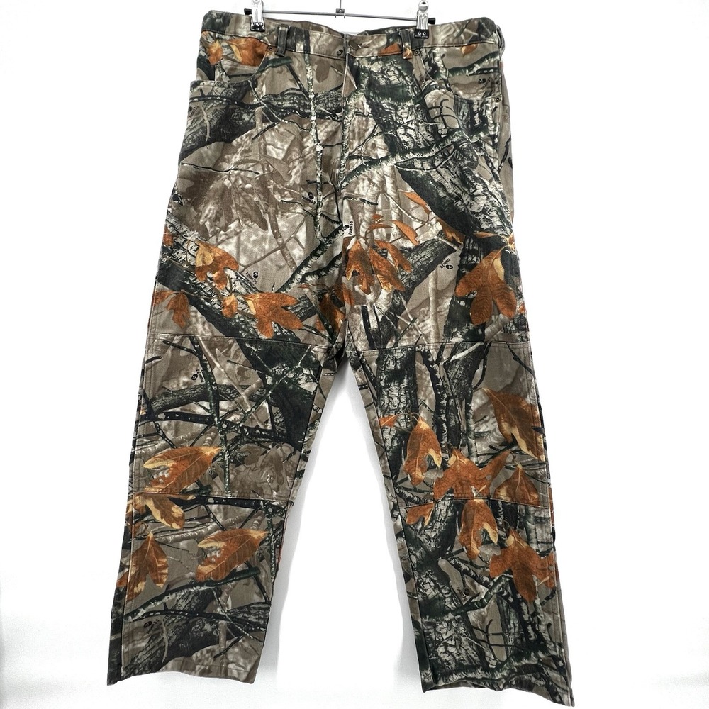Vintage Wrangler Pants Realtree Camouflage Double Knee Mens 38x30‎ Hunting